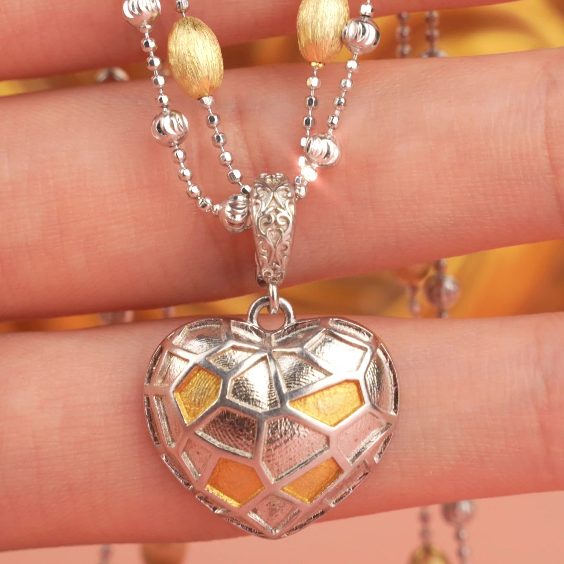 [Frozen Echo] D-POW Ice Cube Heart Treasure Pendant