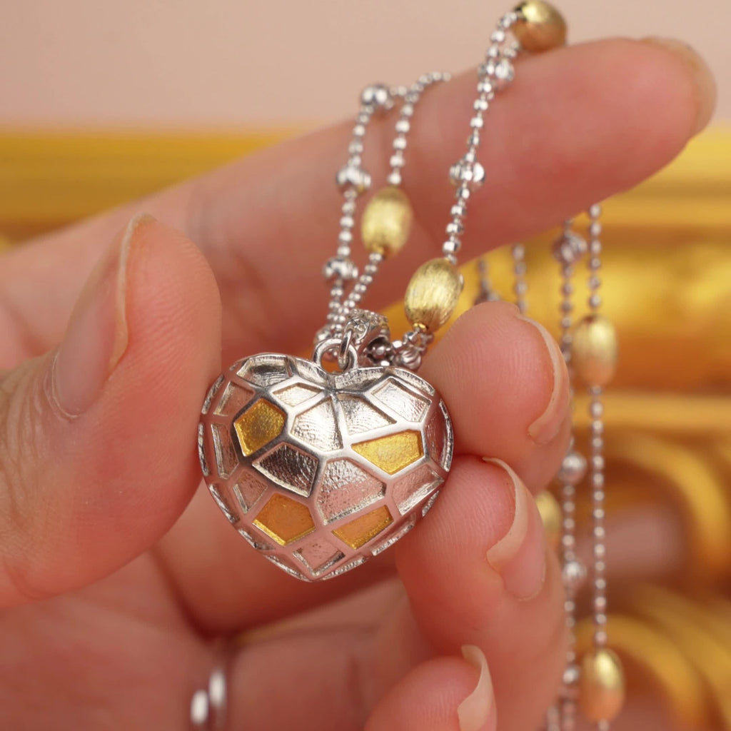 [Frozen Echo] D-POW Ice Cube Heart Treasure Pendant