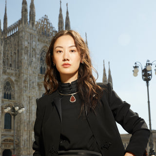 D-POW Sterling Silver Cinnabar Gourd Pendant – Antiqued Chinese Style - D-POW