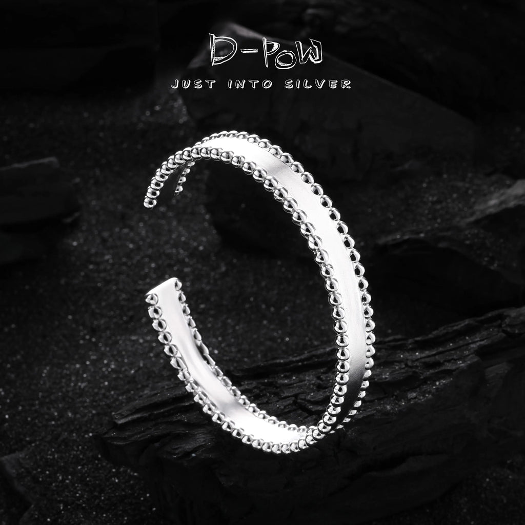 [Minimal Grace] D-POW Minimalist Cool-Tone Lace Satin Bracelets