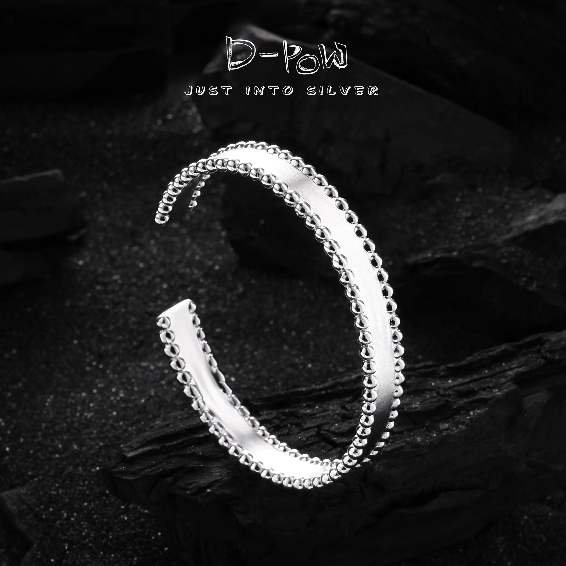 [Minimal Grace] D-POW Minimalist Cool-Tone Lace Satin Bracelets