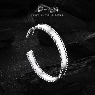 [Minimal Grace] D-POW Minimalist Cool-Tone Lace Satin Bracelets - D-POW