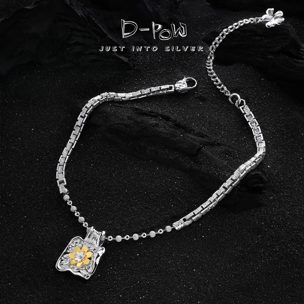 [Luminous Bloom] D-POW Luminous Bloom Medal Necklace (50cm)
