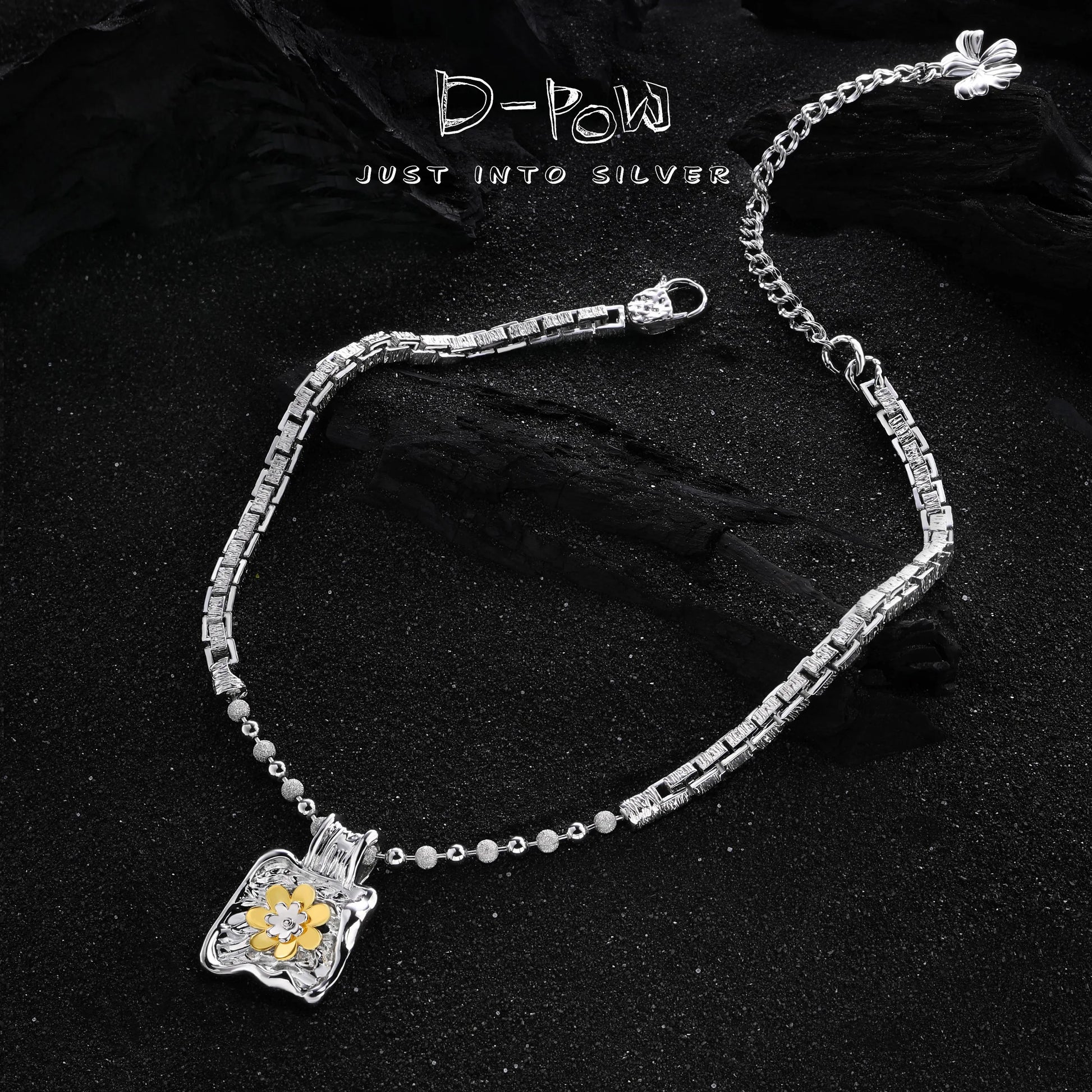 [Luminous Bloom] D-POW Luminous Bloom Medal Necklace (50cm)