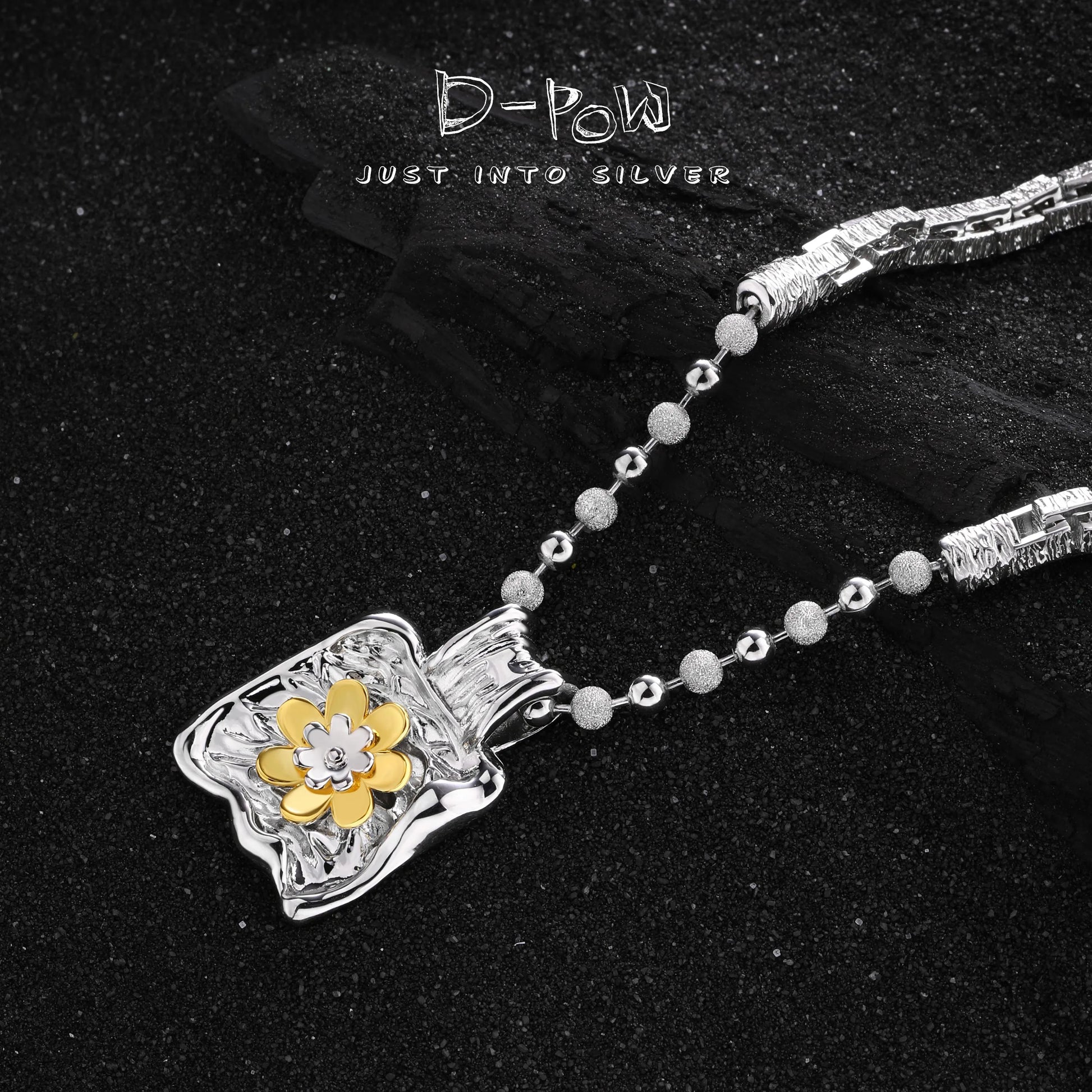 [Luminous Bloom] D-POW Luminous Bloom Medal Necklace (50cm)