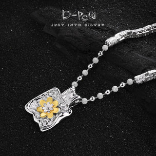 [Luminous Bloom] D-POW Luminous Bloom Medal Necklace (50cm) - D-POW