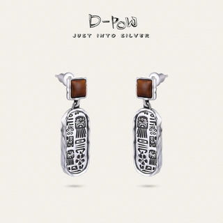 [Thunderbird Totem] D-POW Large Square Earrings - D-POW