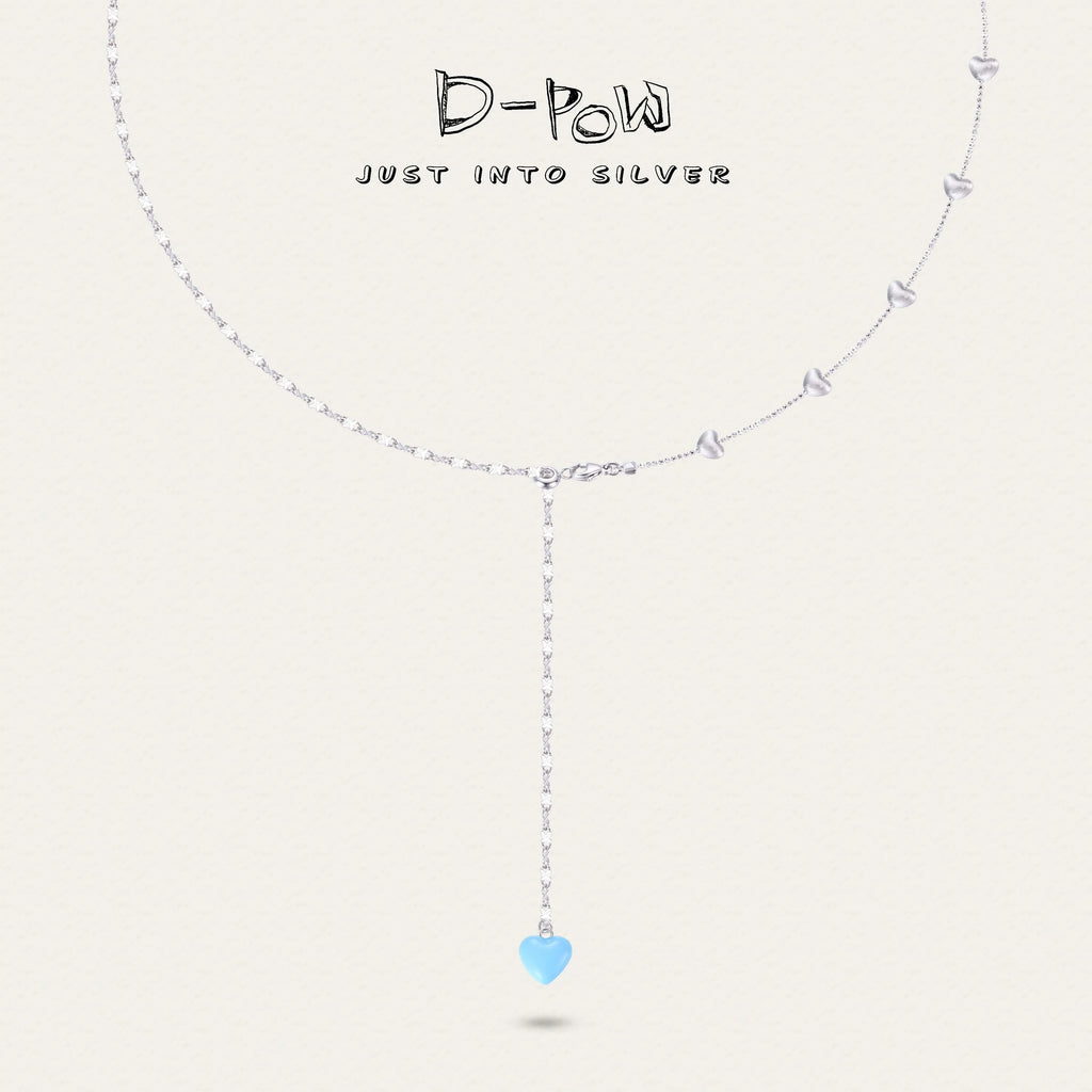 [Cream Lace Blossom] D-POW Cream Lace White Peach Necklace
