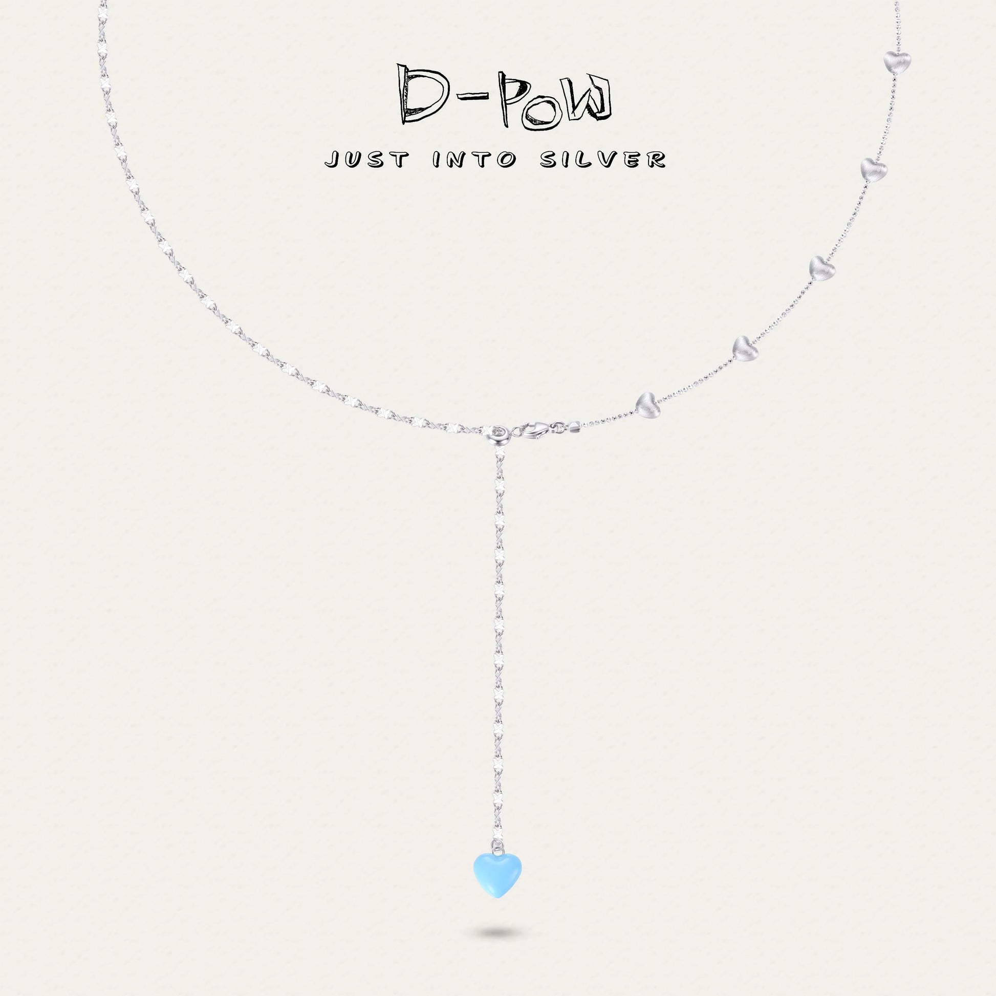 [Cream Lace Blossom] D-POW Cream Lace White Peach Necklace
