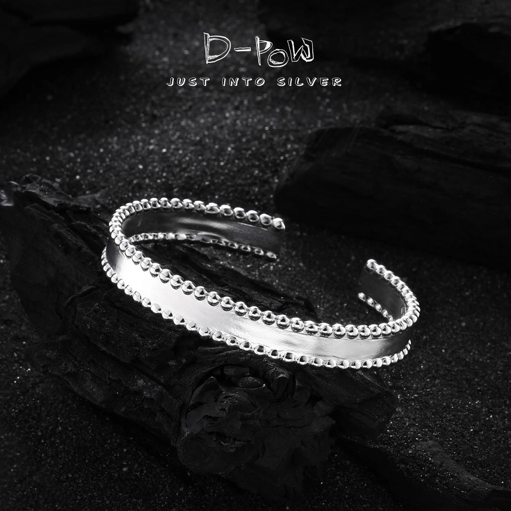 [Minimal Grace] D-POW Minimalist Cool-Tone Lace Satin Bracelets