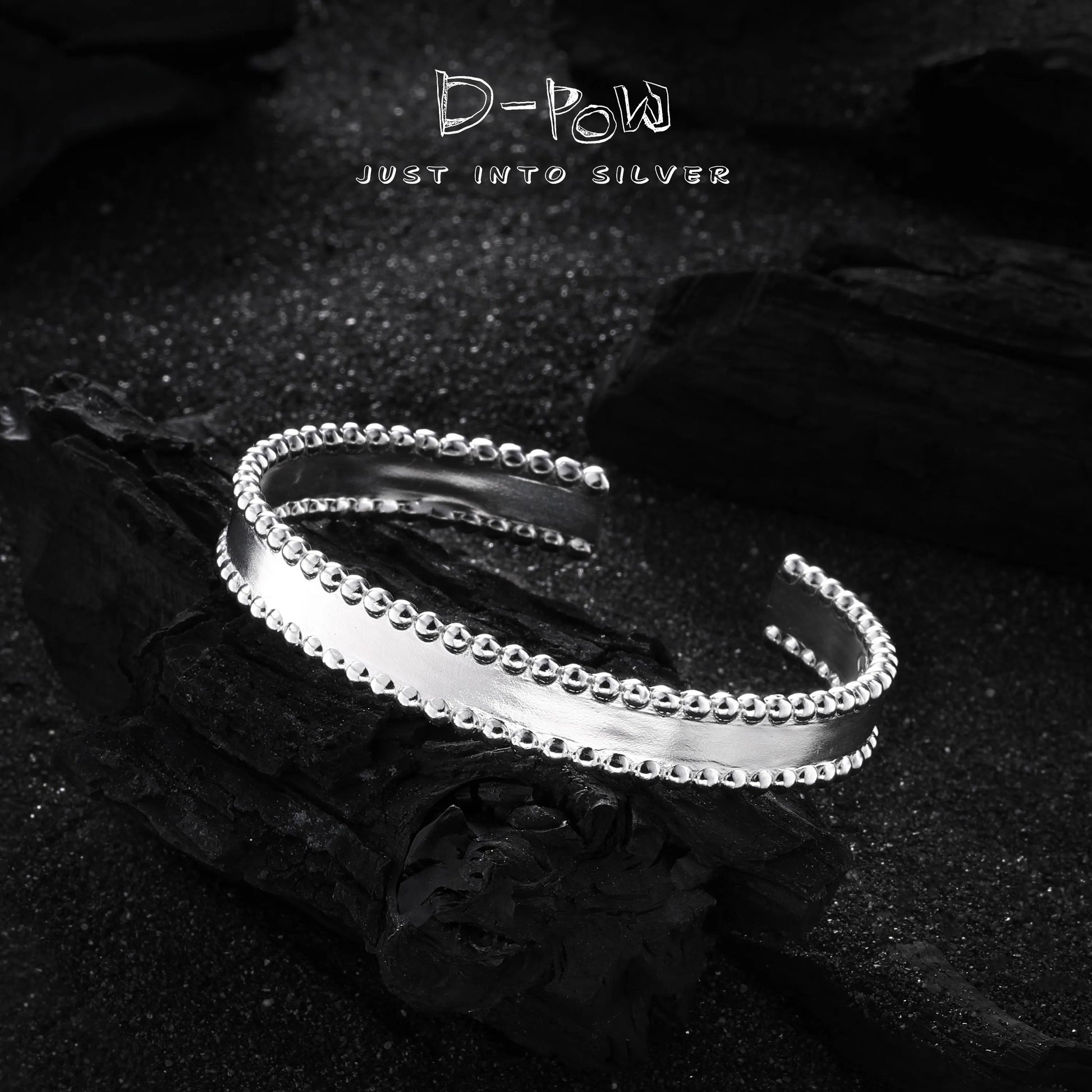 [Minimal Grace] D-POW Minimalist Cool-Tone Lace Satin Bracelets