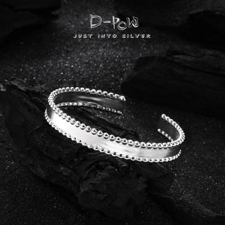 [Minimal Grace] D-POW Minimalist Cool-Tone Lace Satin Bracelets - D-POW