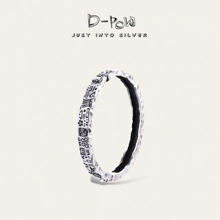 [Thunderbird Totem] D-POW Handcrafted Hammered Bangle - D-POW