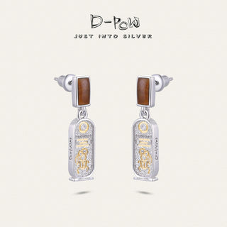 [Thunderbird Totem] D-POW Small Rectangular Earrings - D-POW