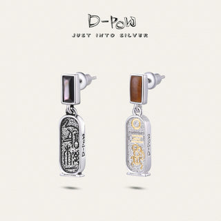 [Thunderbird Totem] D-POW Small Rectangular Earrings - D-POW