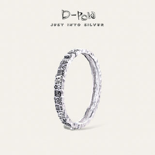 [Thunderbird Totem] D-POW Handcrafted Hammered Bangle - D-POW