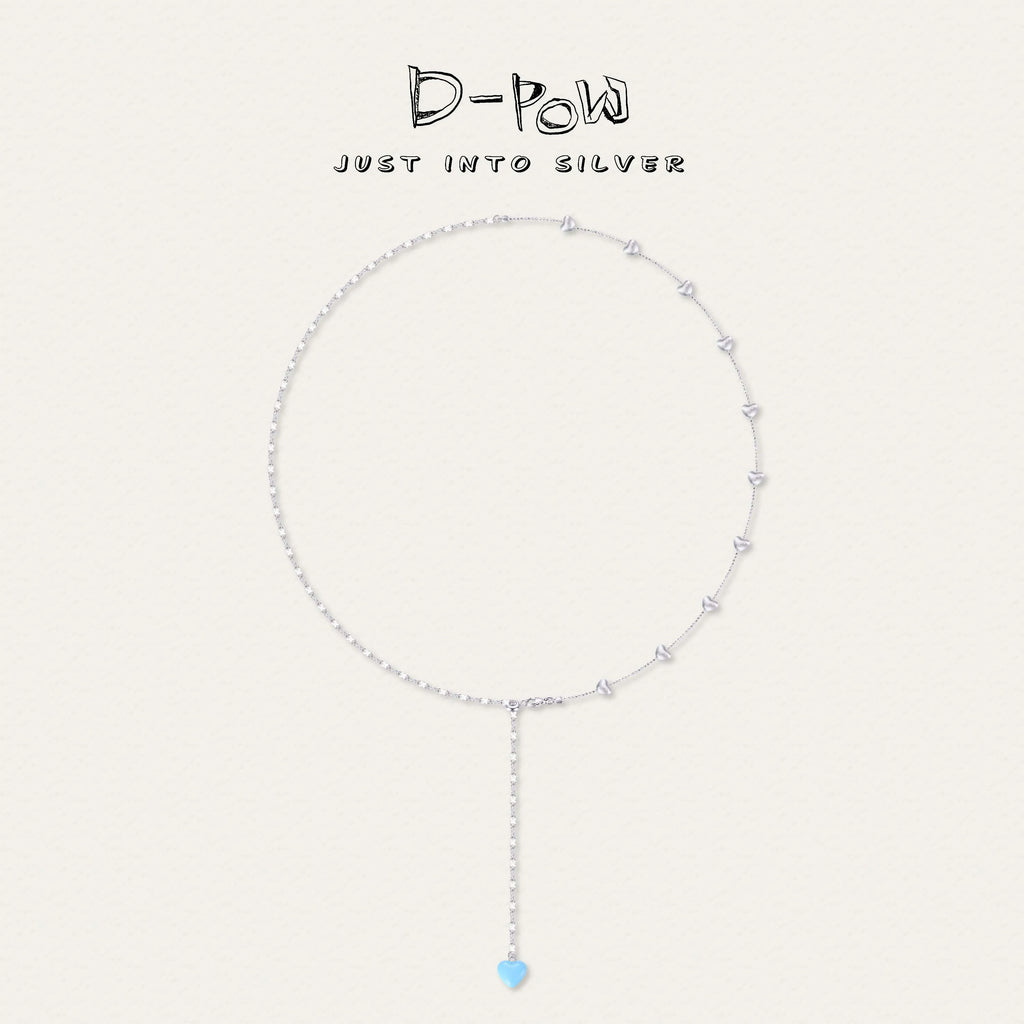 [Cream Lace Blossom] D-POW Cream Lace White Peach Necklace