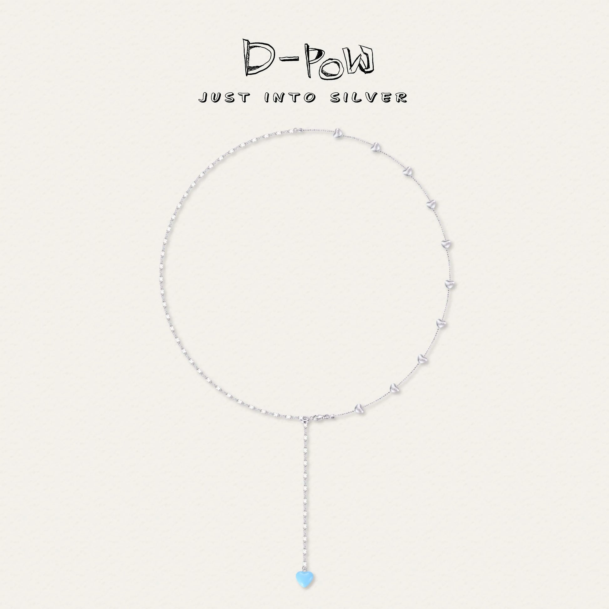 [Cream Lace Blossom] D-POW Cream Lace White Peach Necklace