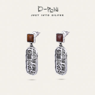 [Thunderbird Totem] D-POW Large Square Earrings - D-POW