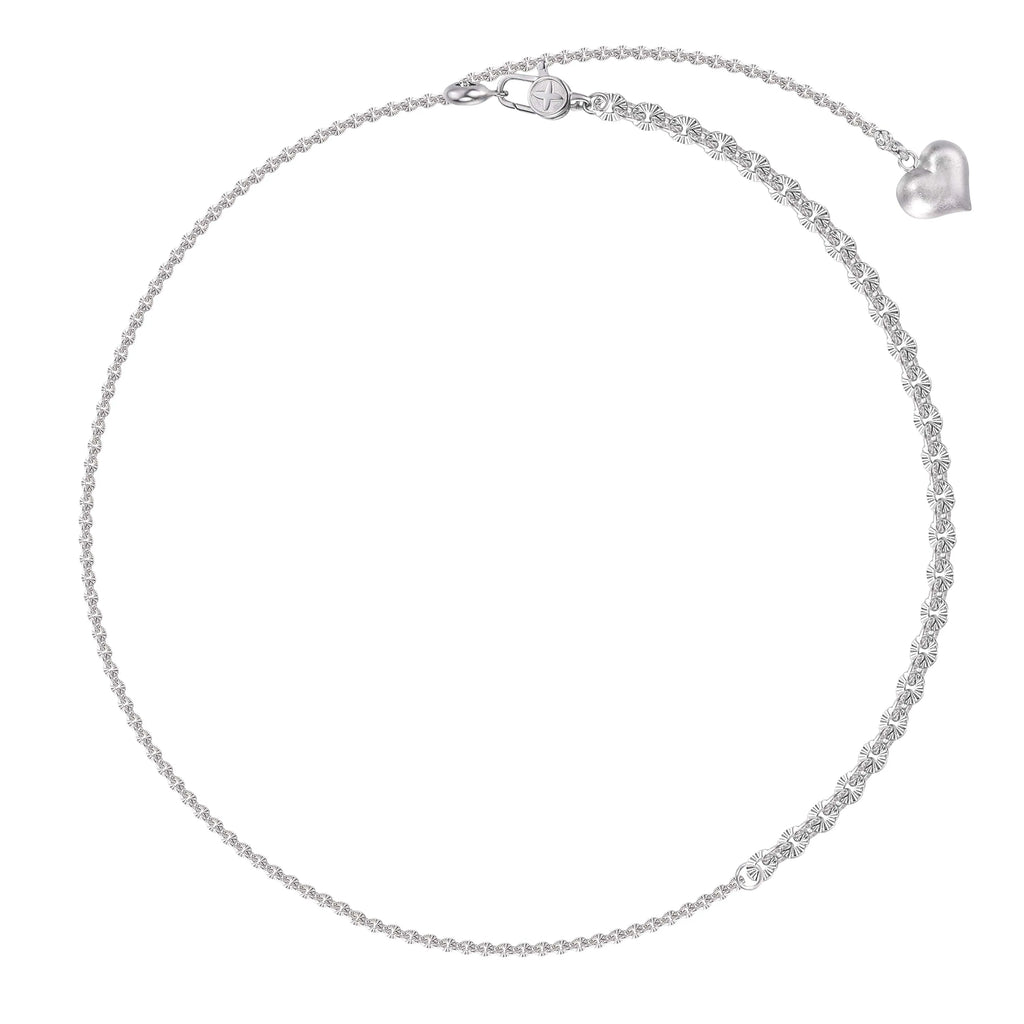 [Firework Blossom] D-POW Firework White Peach Necklace (51cm)