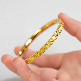 [Shatterlight Series] D-POW Hammered 999.9 Fine Silver Adjustable Cuff - D-POW