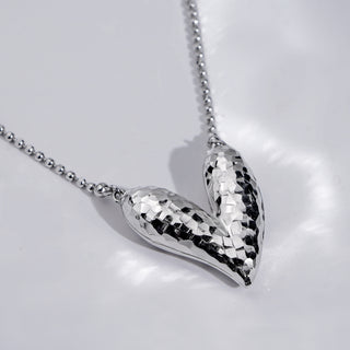 D-POW Baroque-Inspired Icy Peach Pendant 925 Silver Necklace - D-POW