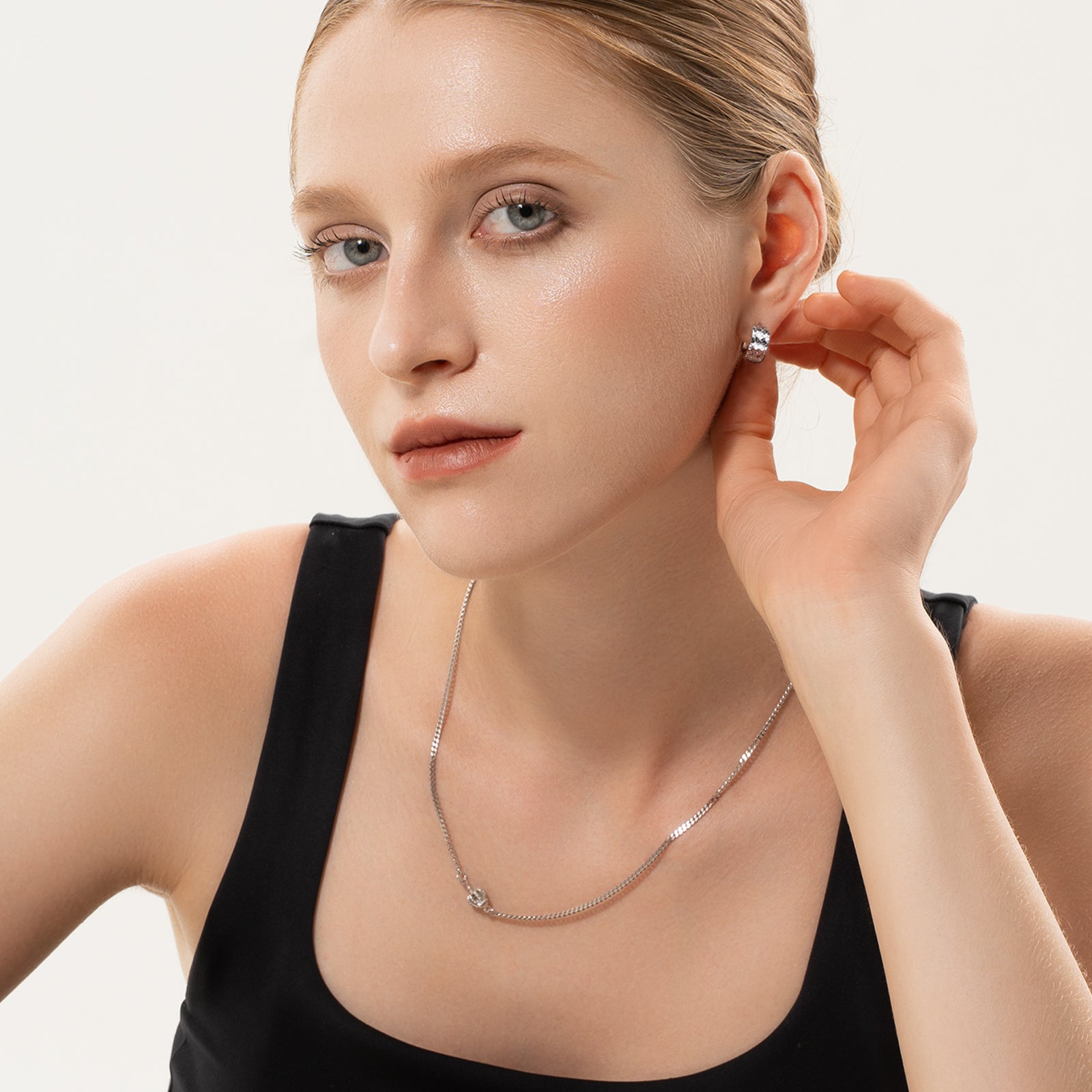 [Shatterlight Series] D-POW Hammered Sterling Silver Ear Cuffs, 1 PAIR