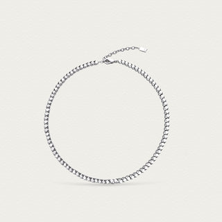 Front view of the Shatterlight Multi-Faceted Heavy Craft Necklace, showcasing the intricate multi-faceted design of the pendant and its refined craftsmanship.