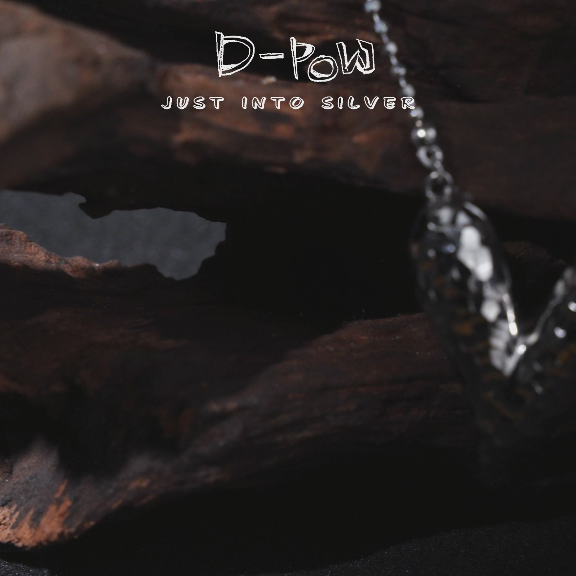 D-POW Baroque-Inspired Icy Peach Pendant 925 Silver Necklace
